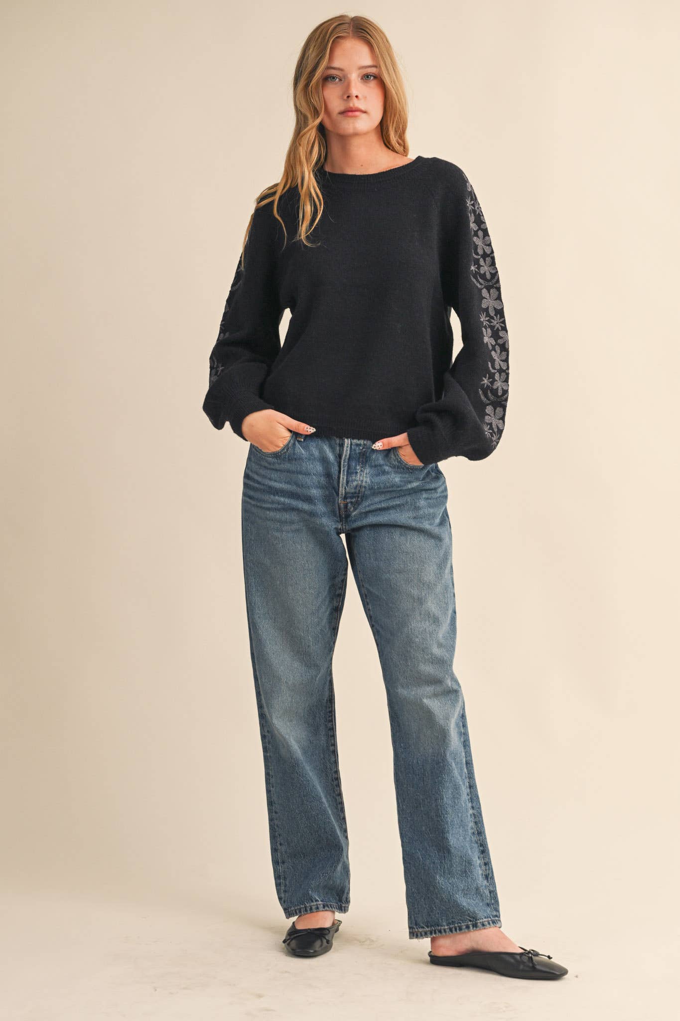 FLORAL EMBROIDERED-P76