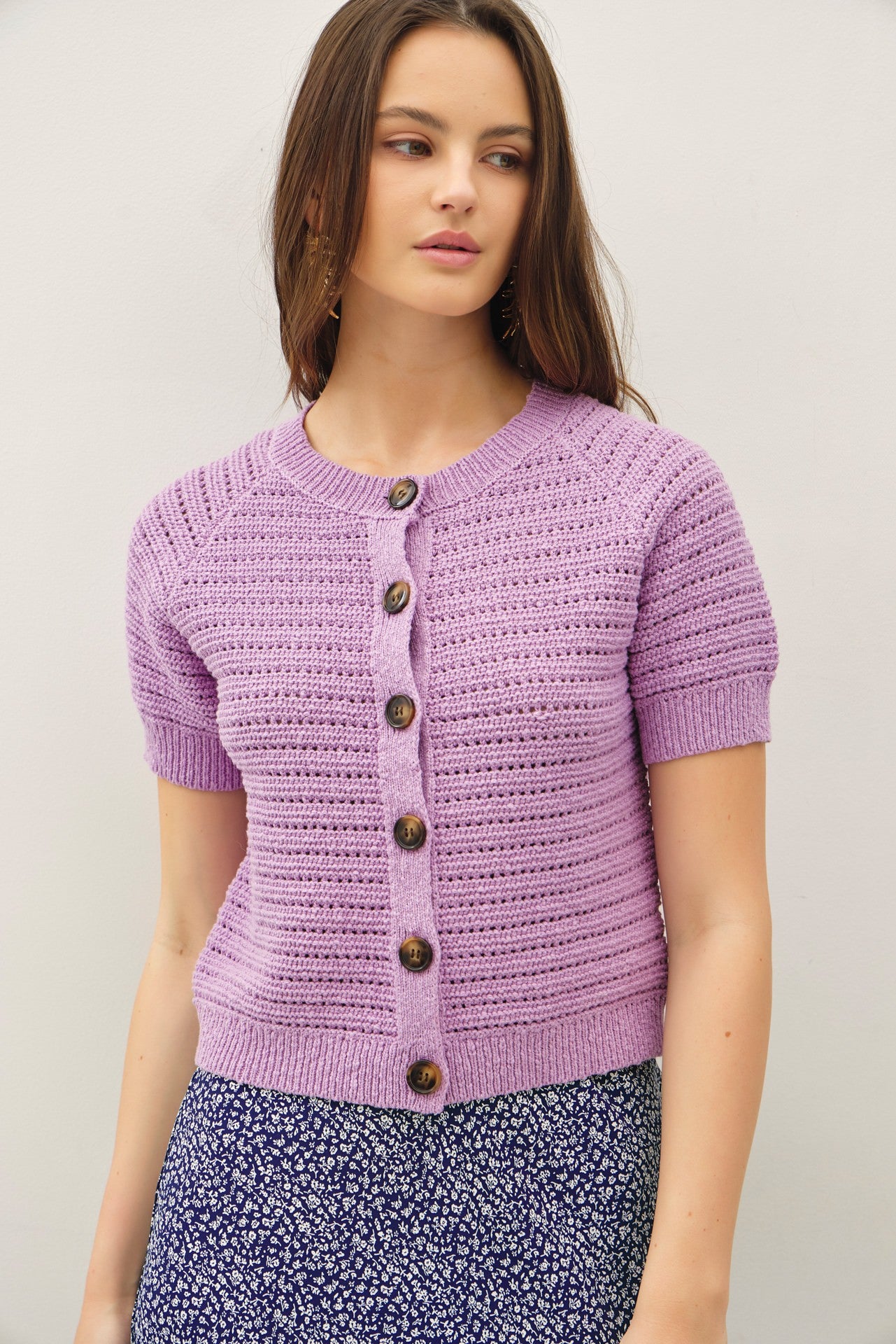 Lilac Cardigan