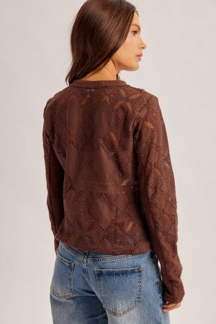 Coffee Time Cardigan