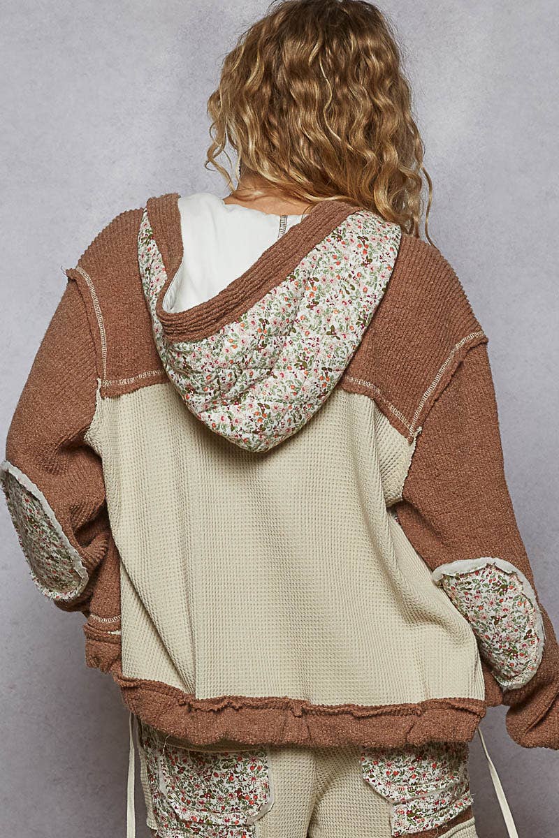 floral hoodie-Q9