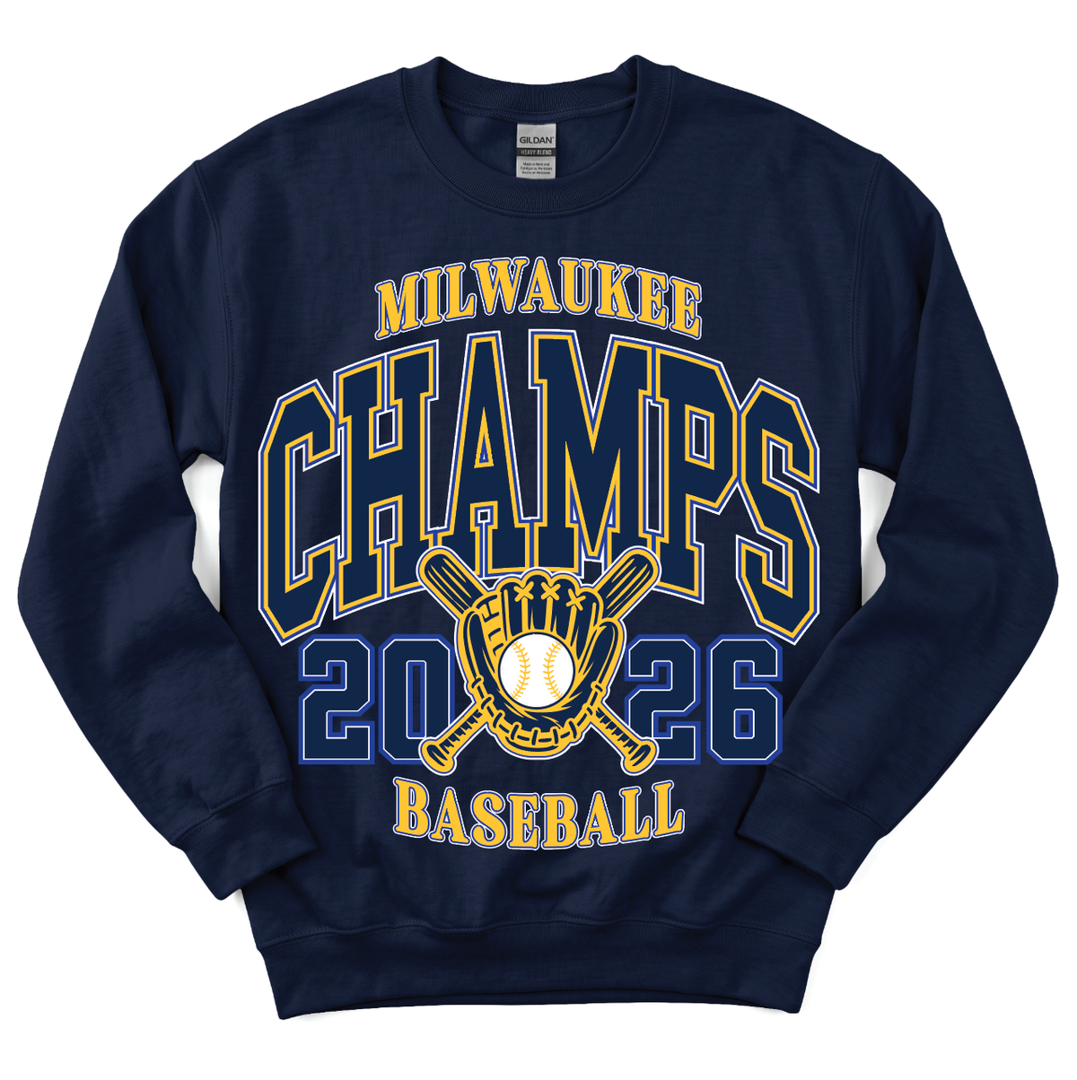 Milwaukee Champs Crew PREORDER ARRIVING IN 2 WEEKS (mid November)