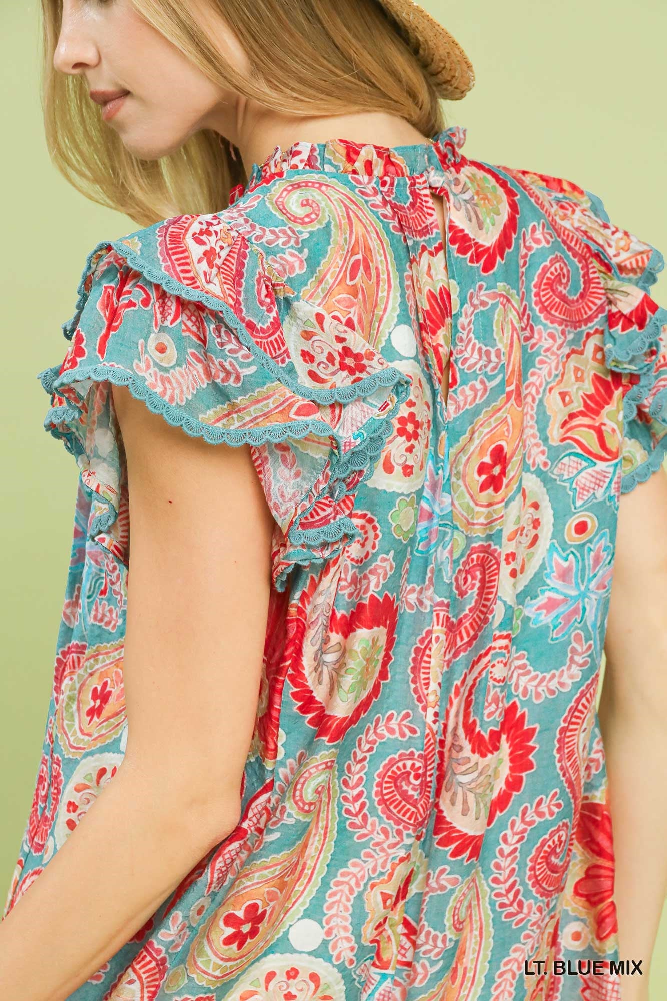 Paisly Print Dress
