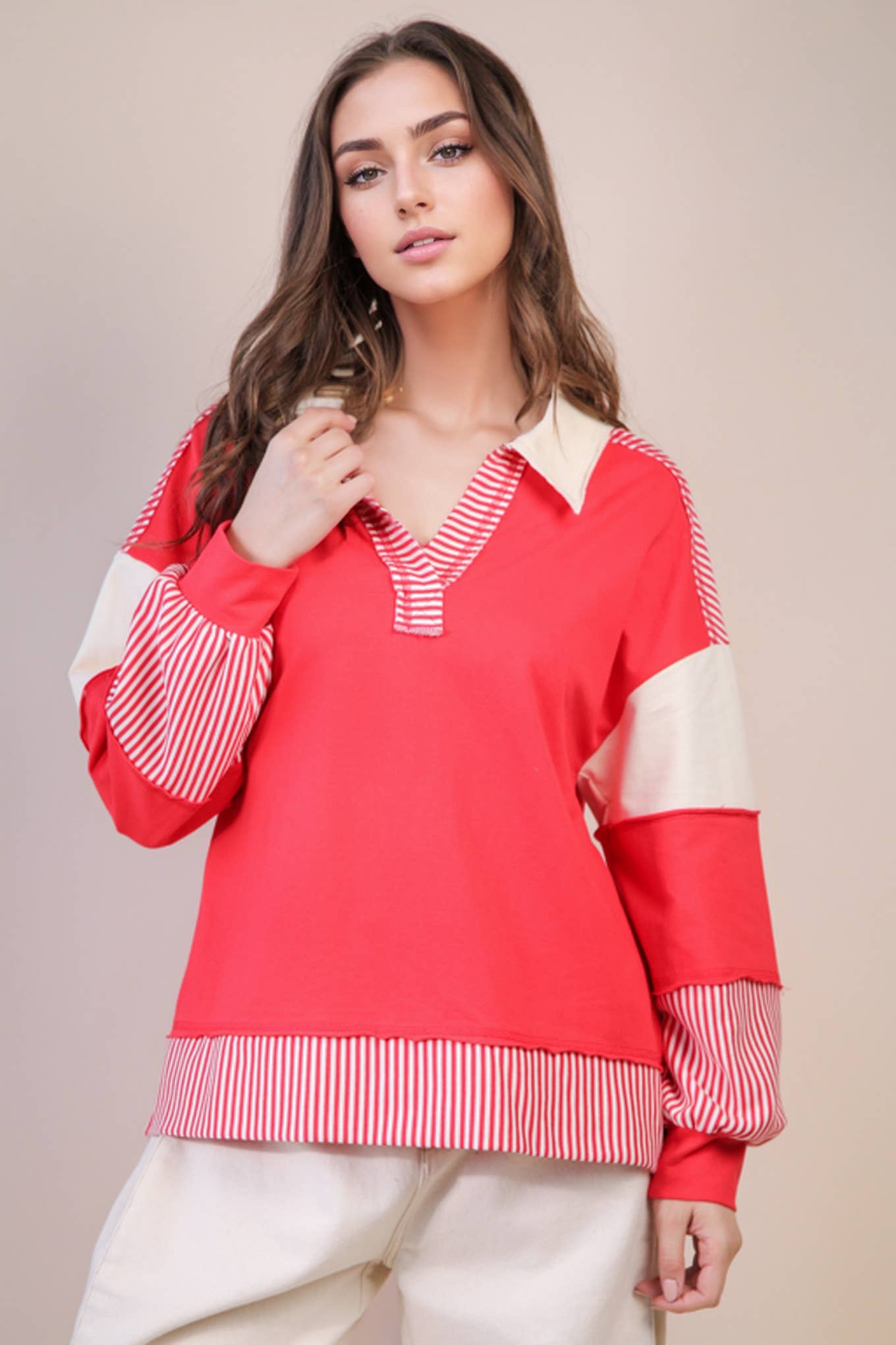 Color Block Sweatshirt