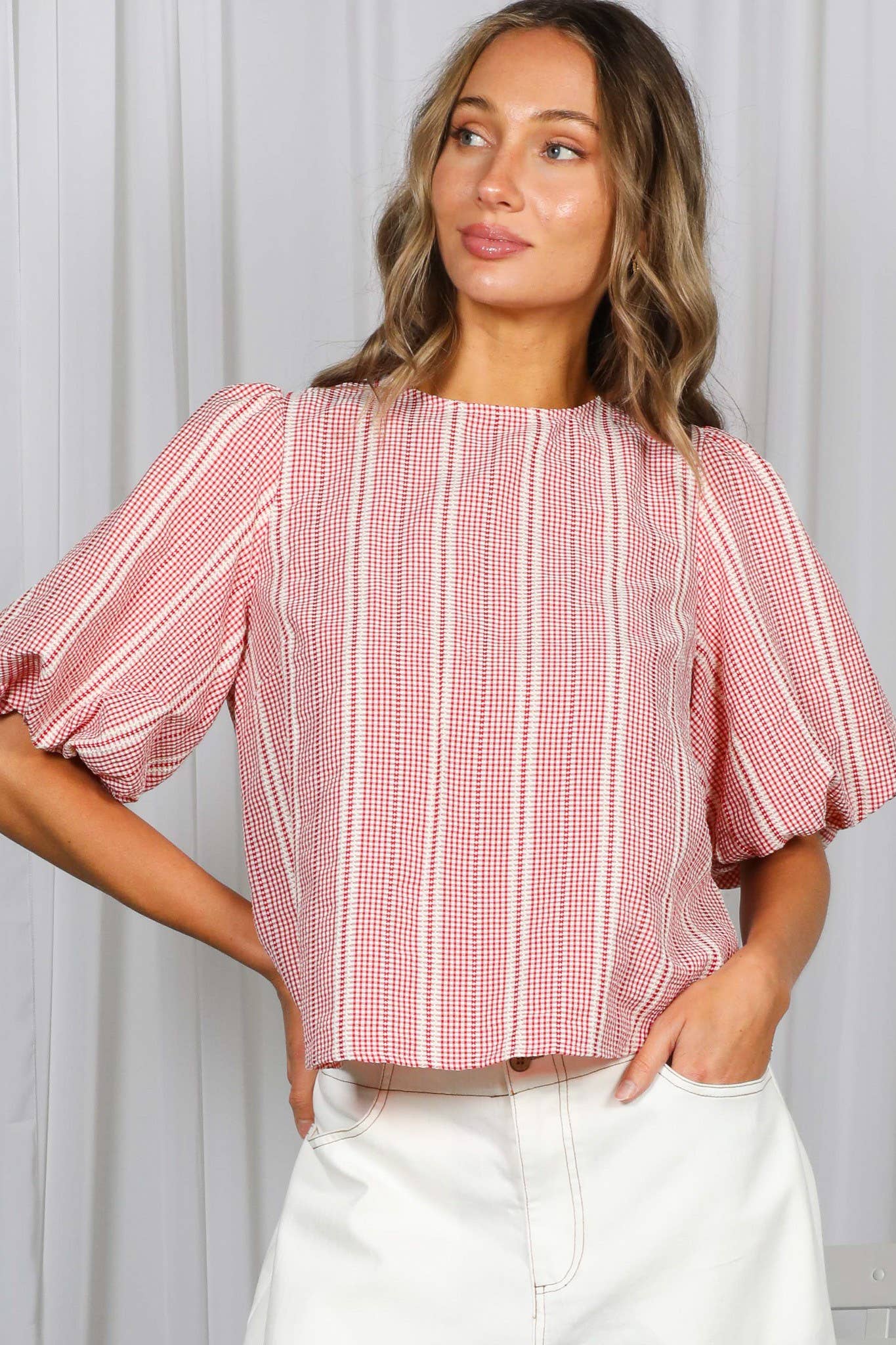Bow Back Top