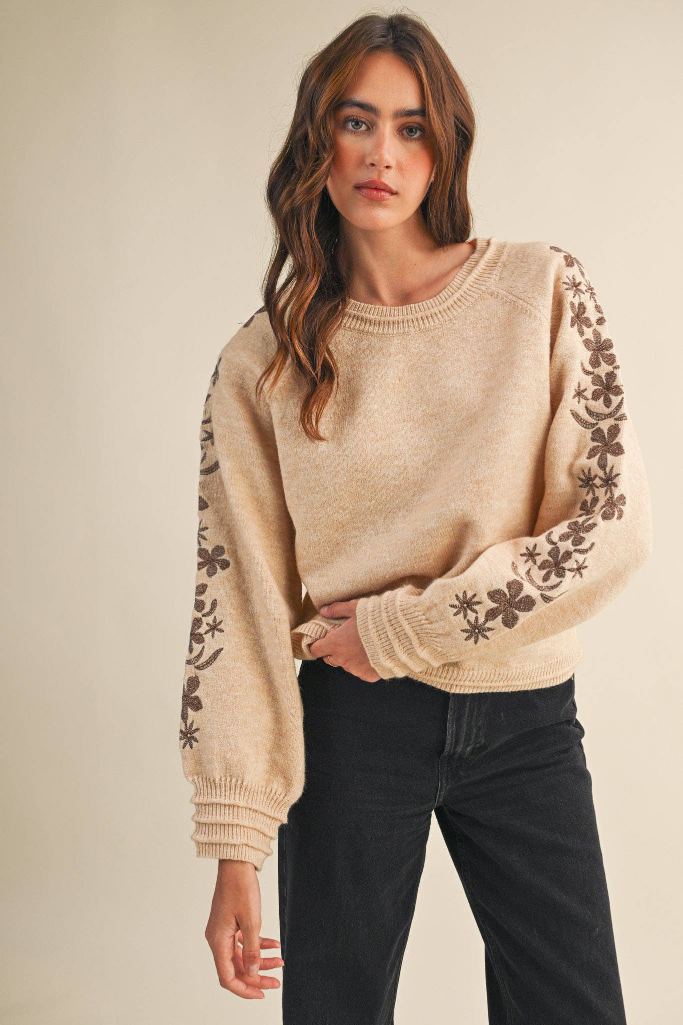 FLORAL EMBROIDERED-P76