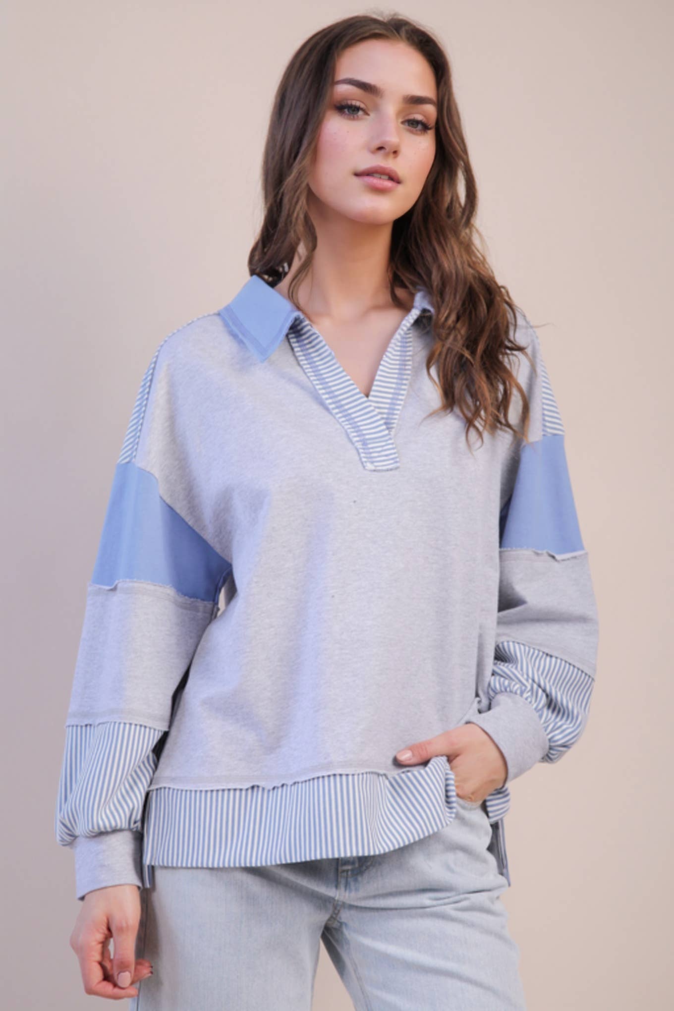 Color Block Sweatshirt