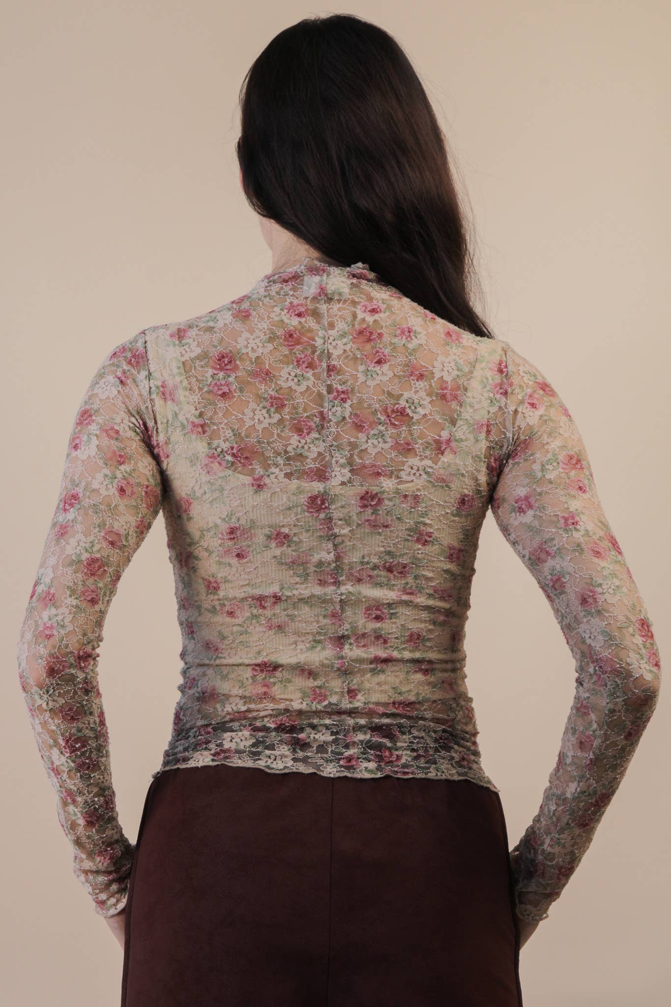 Mesh Lace Top-Q25