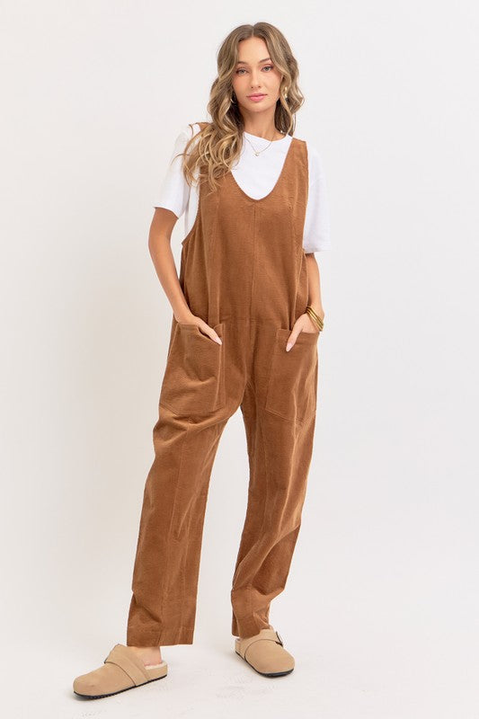Corduroy overalls