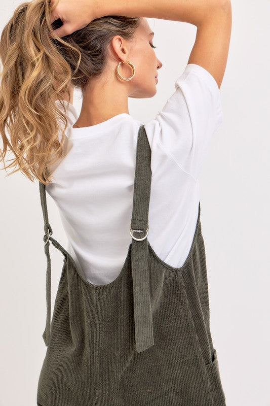 Corduroy overalls