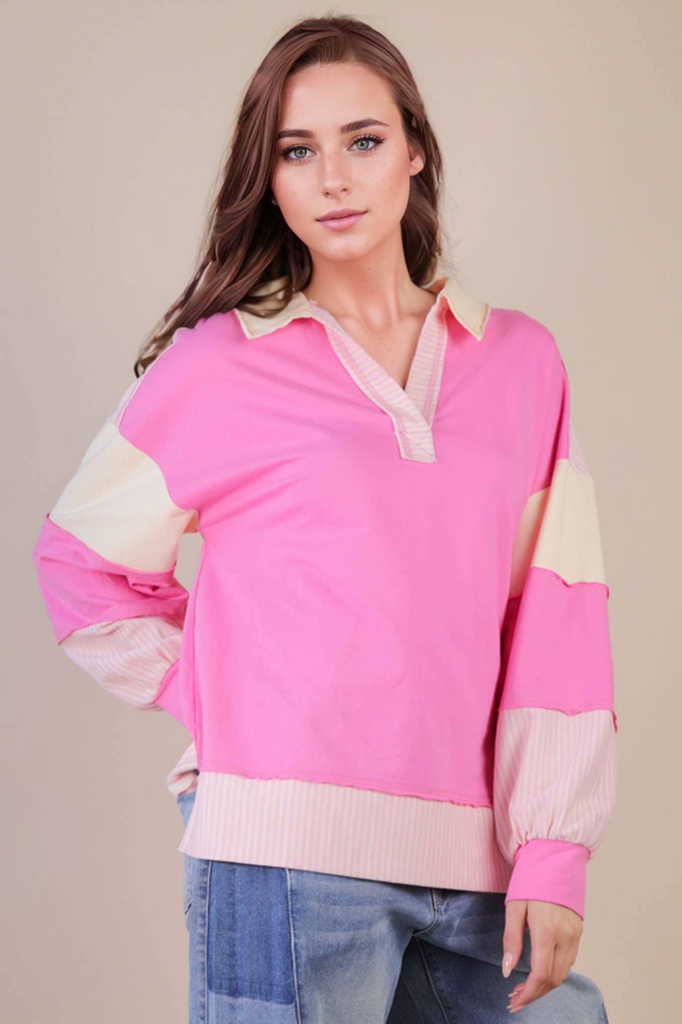 Color Block Sweatshirt