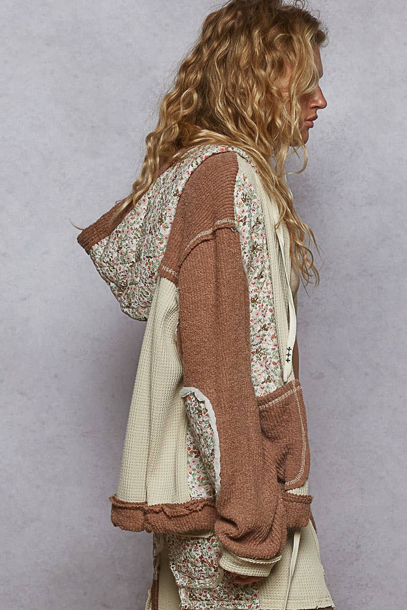 floral hoodie-Q9
