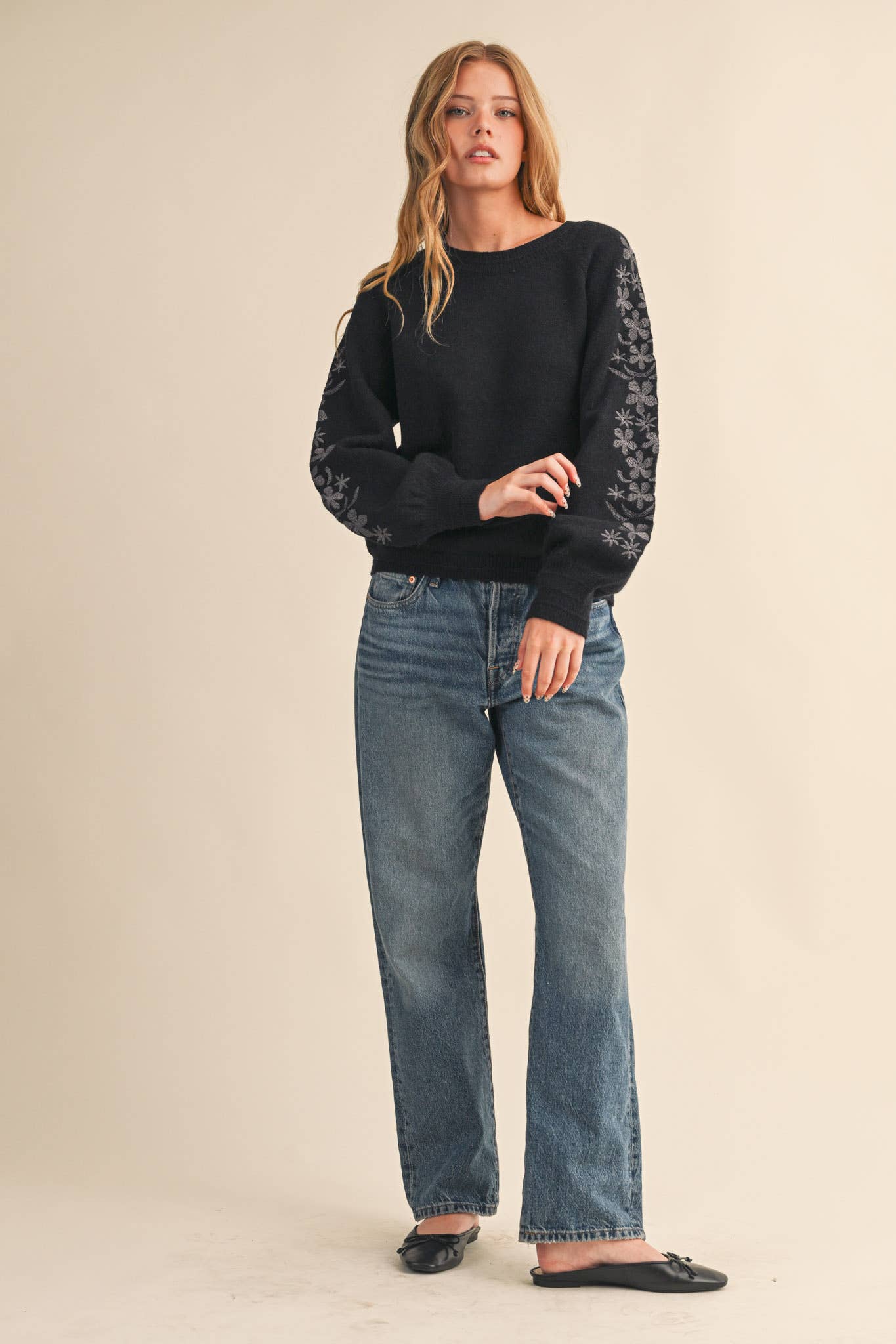 FLORAL EMBROIDERED-P76