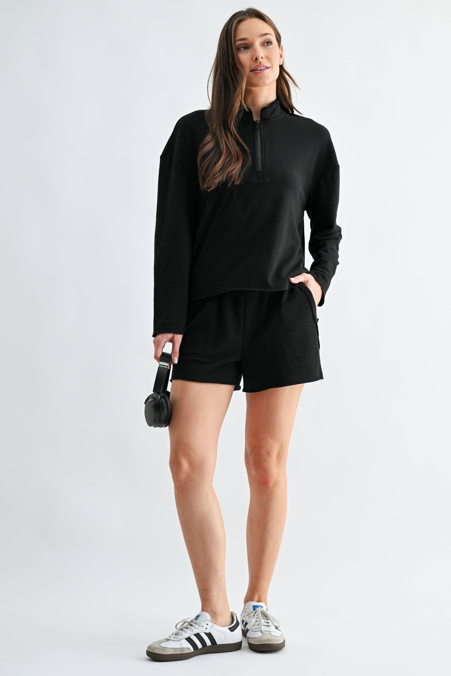 Offset Half-Zip Set