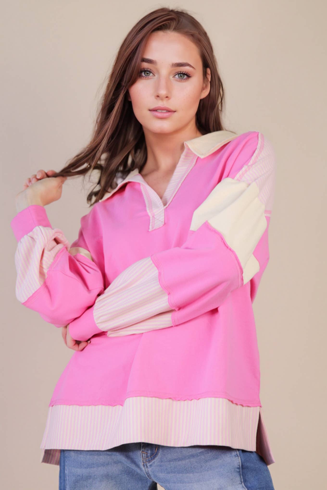 Color Block Sweatshirt