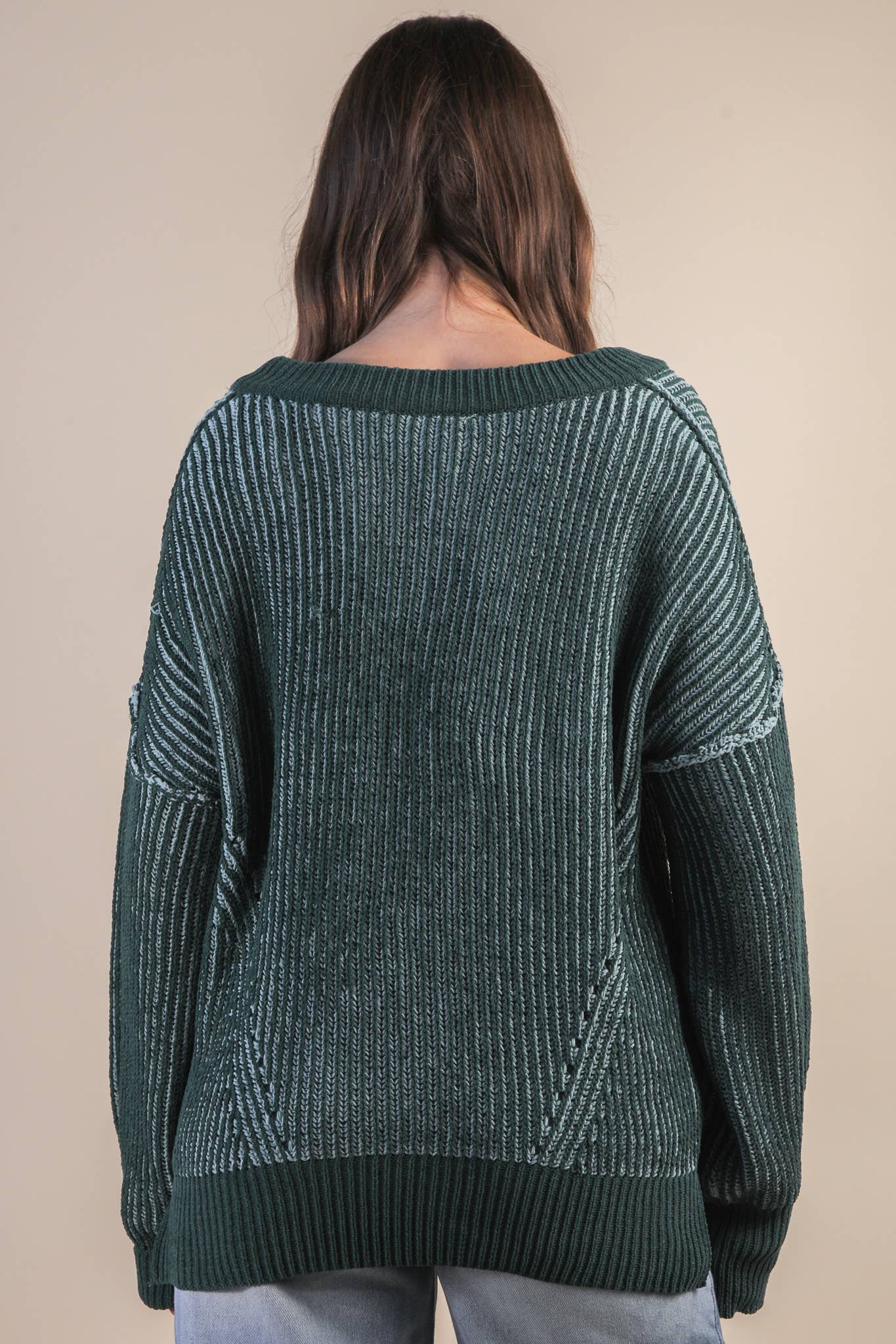 Two Tone Sweater-Q39