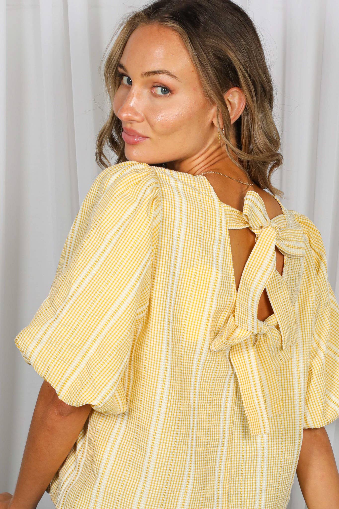Bow Back Top