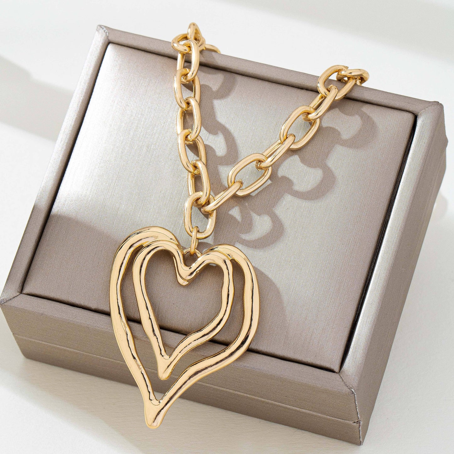 Oversized Double Heart