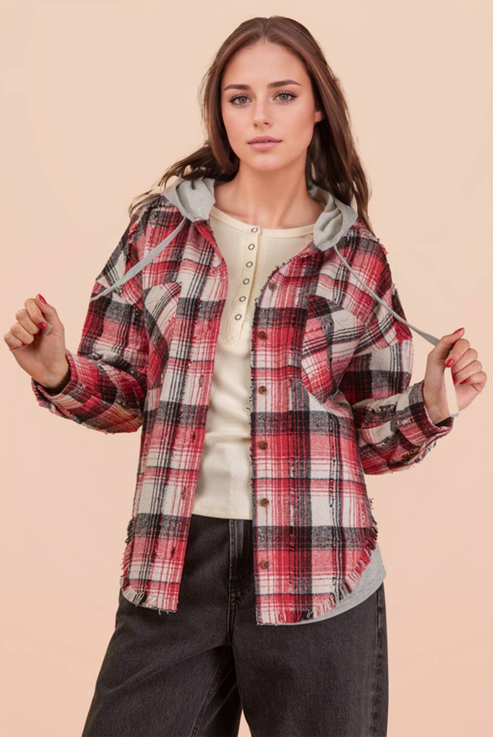 Flannel Hoodie