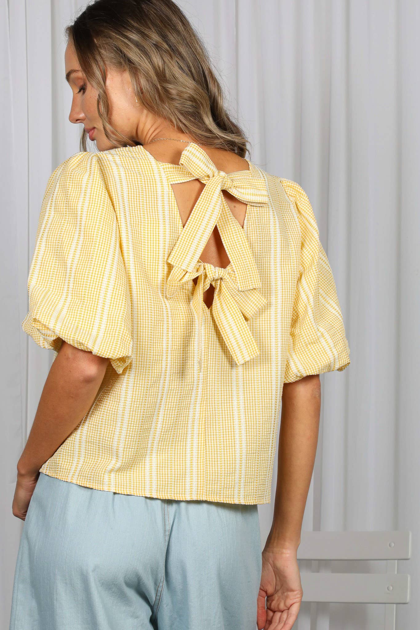 Bow Back Top