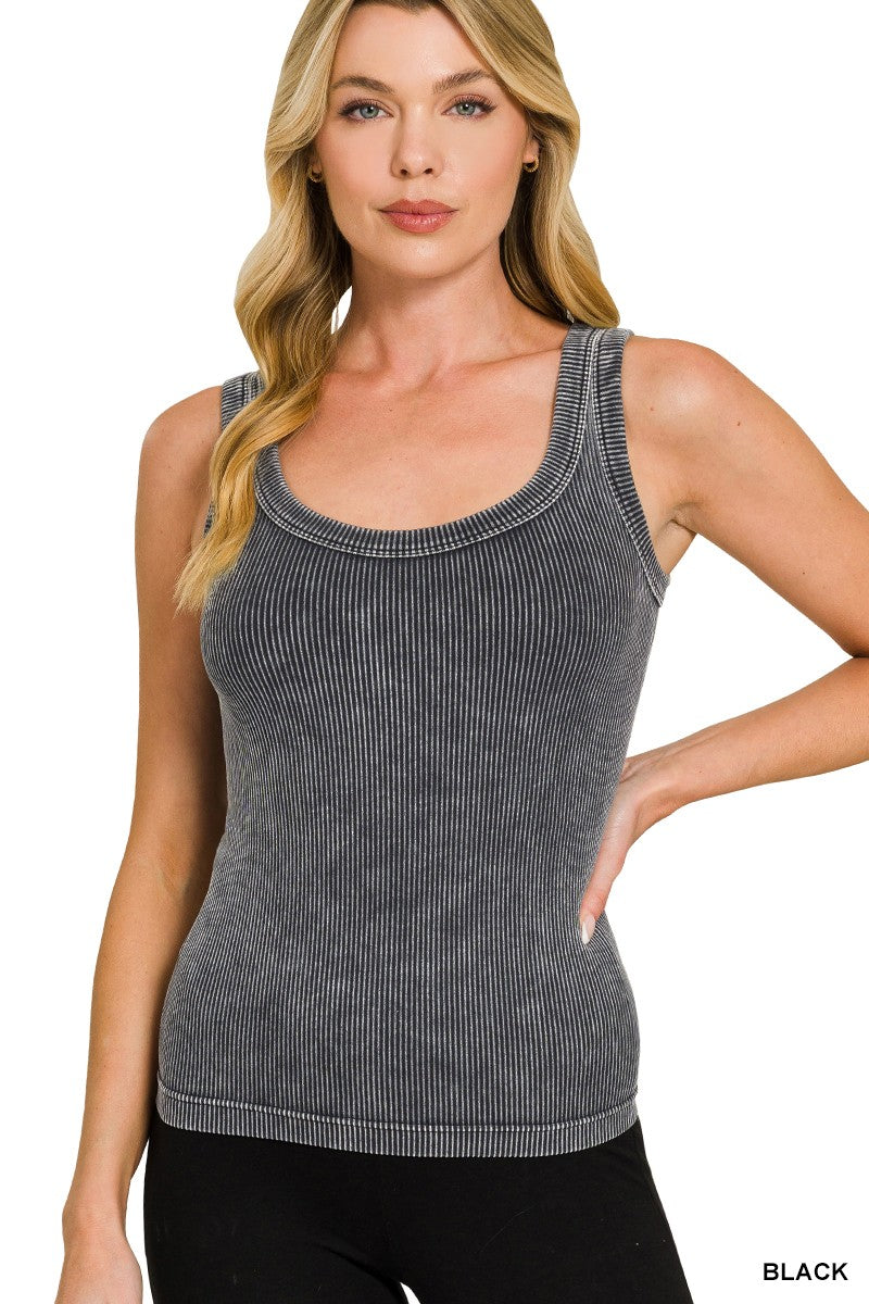 2 way ribbed tank