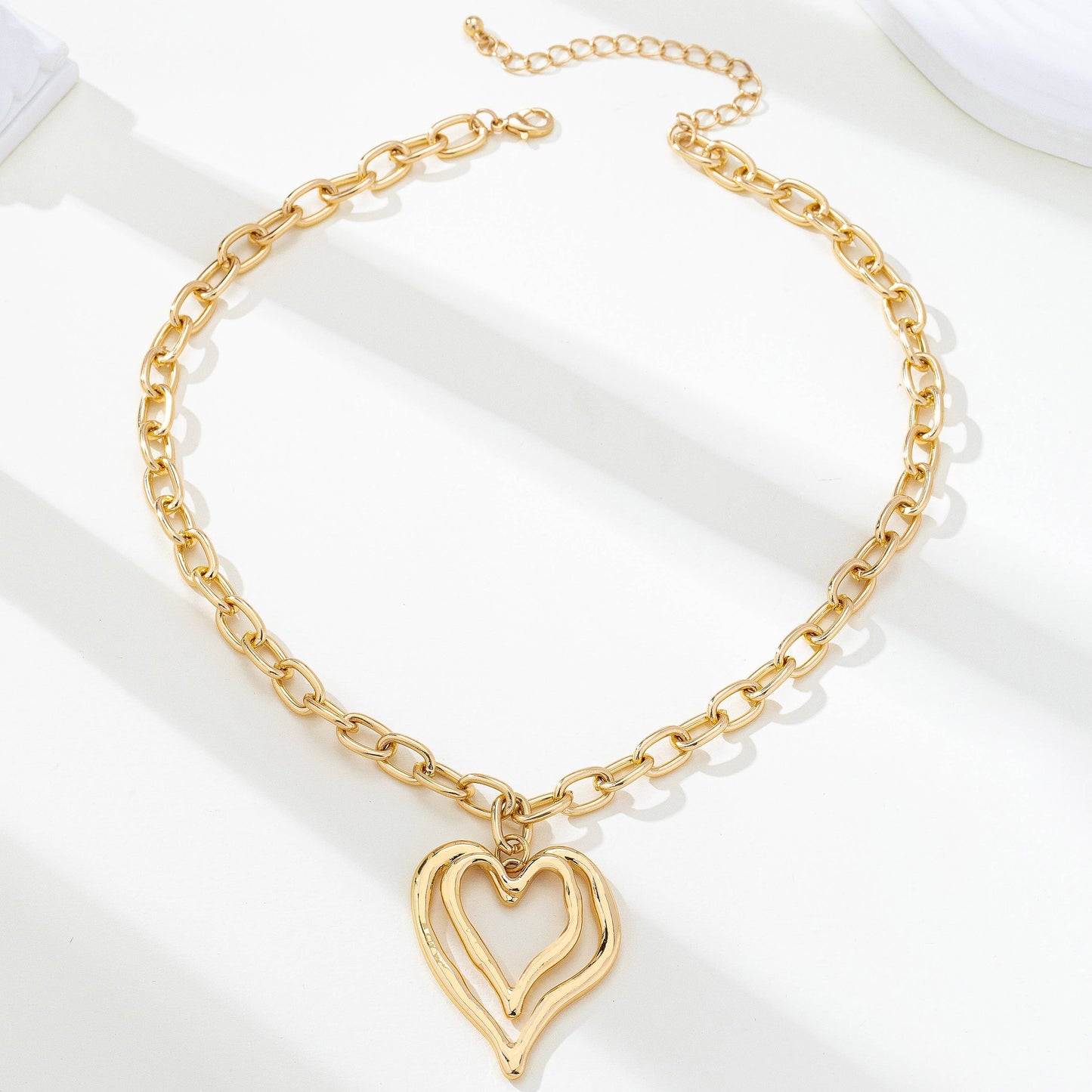 Oversized Double Heart