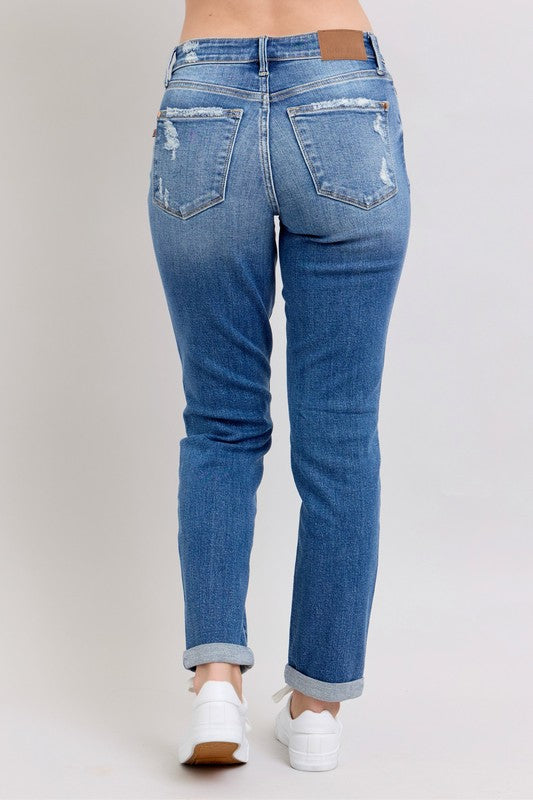Judy Blue Button Jeans-L37