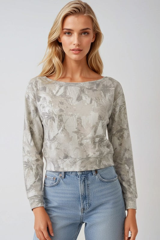 Camo off the shoulder