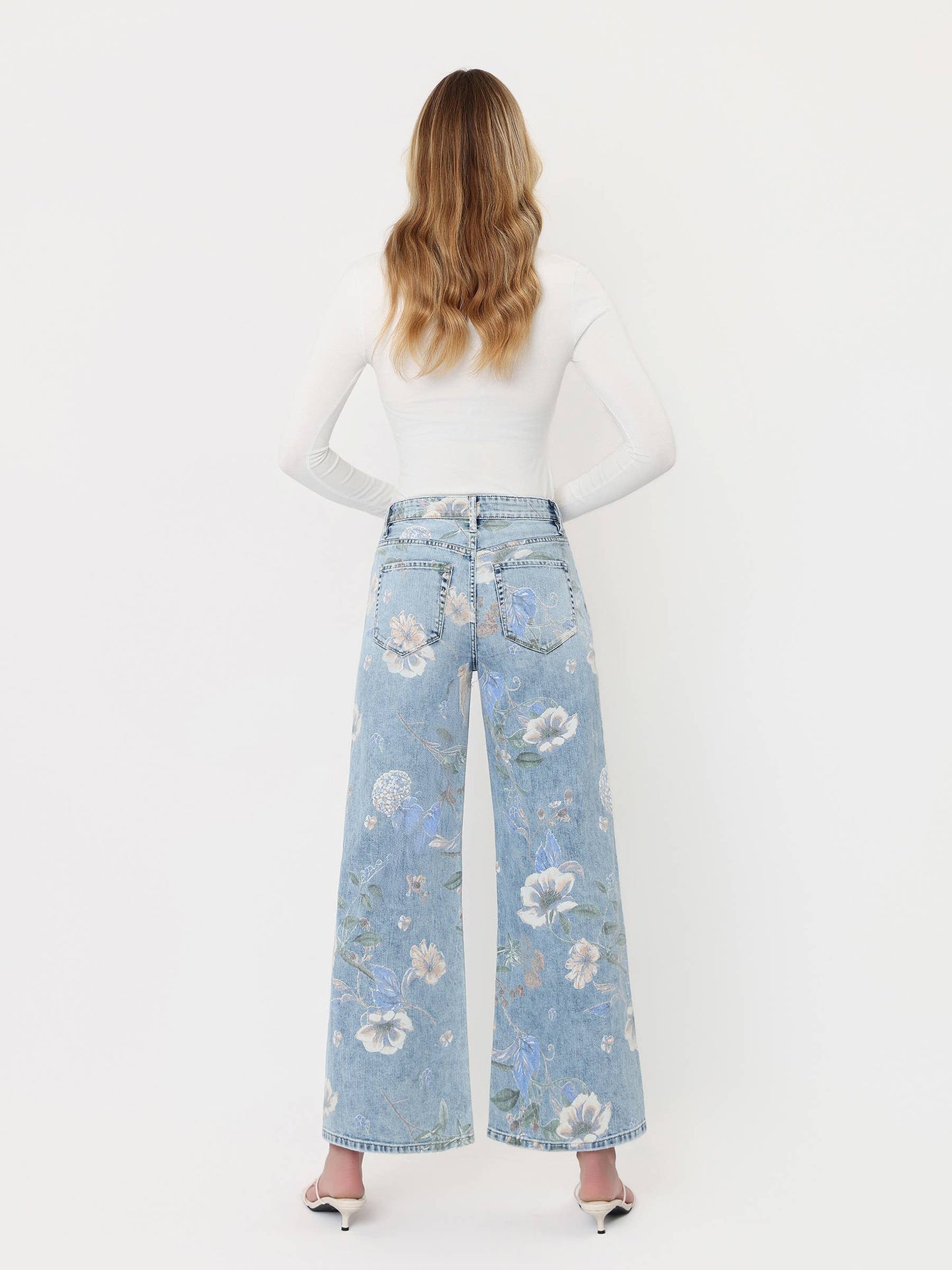 Vintage Floral Jeans