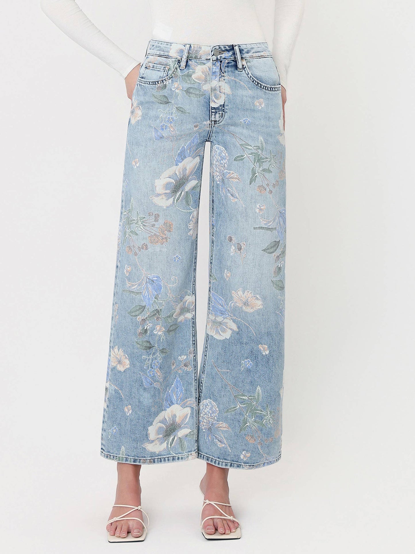 Vintage Floral Jeans