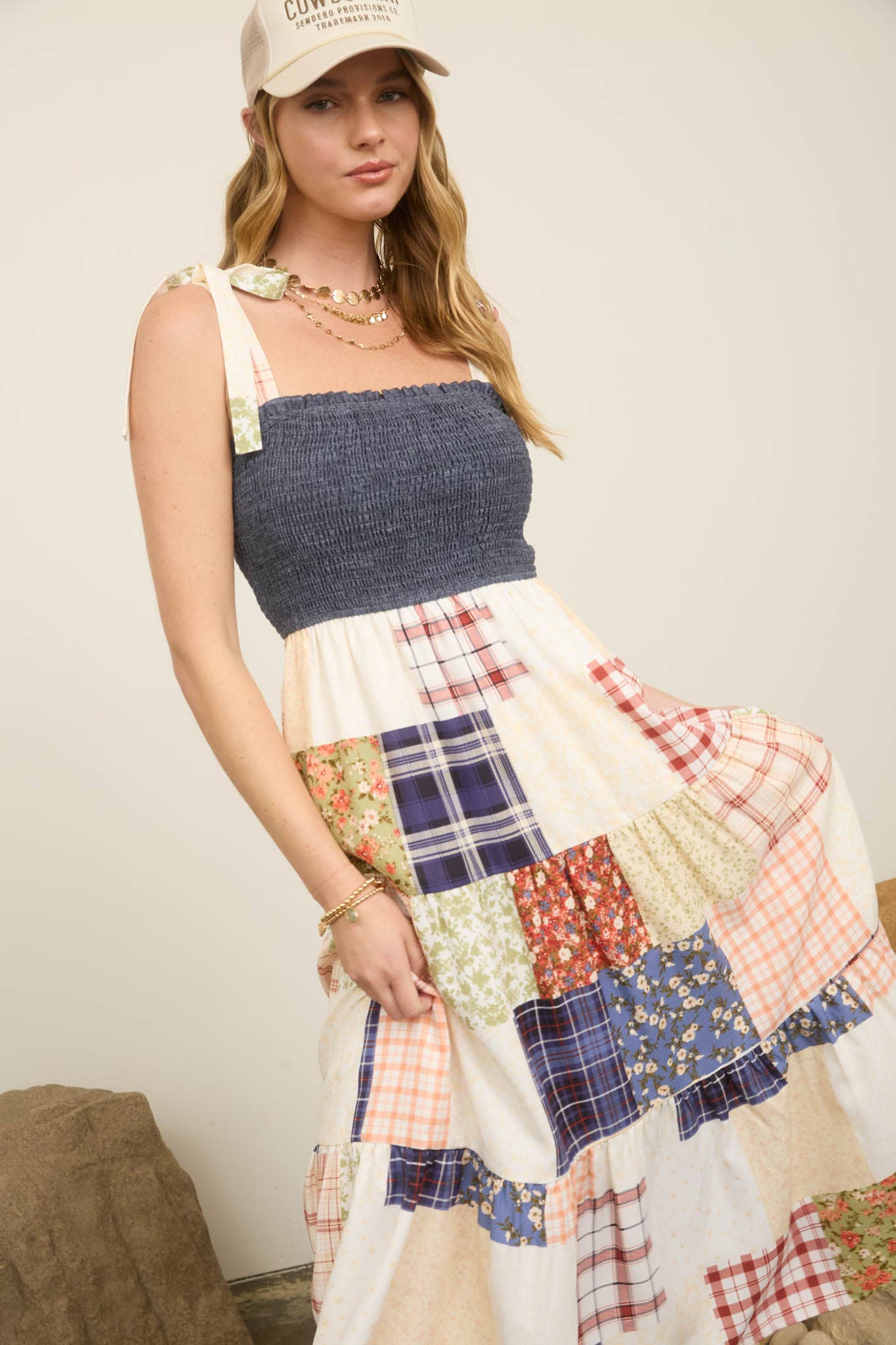 PATCHWORK  DRESS