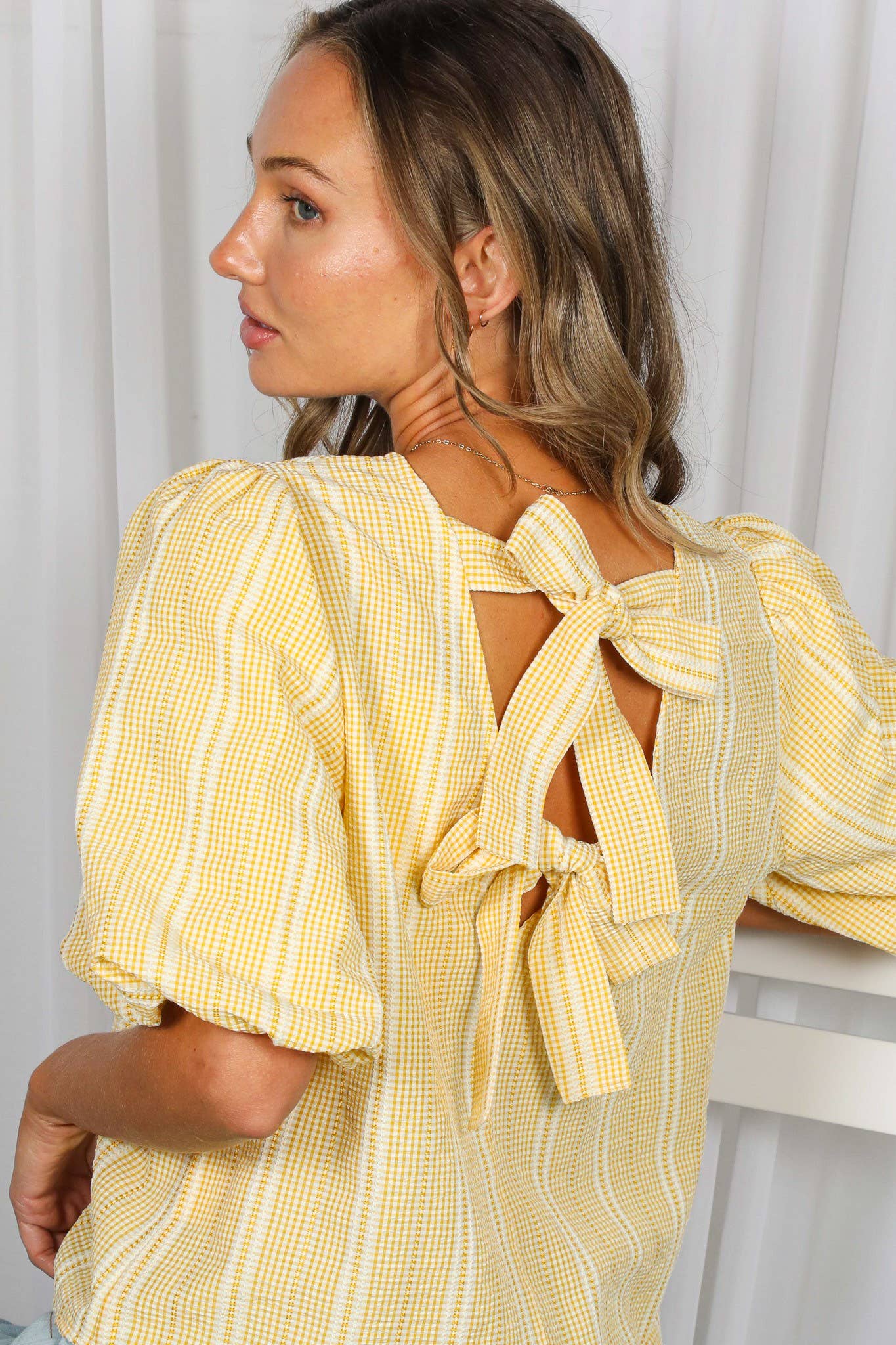 Bow Back Top