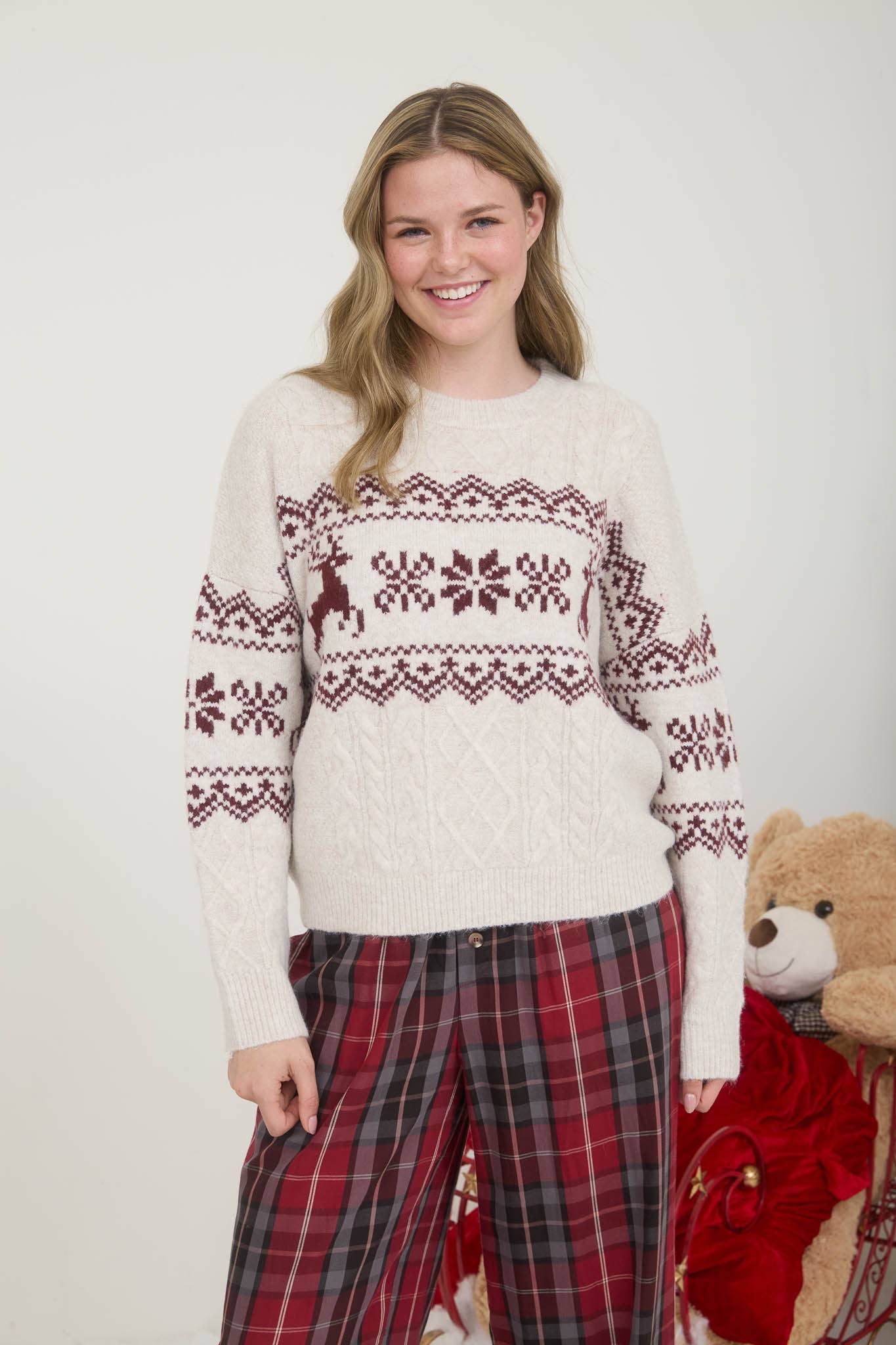 SNOWFLAKE SWEATER-Q38