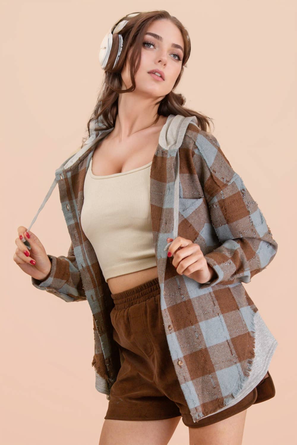 Flannel Hoodie