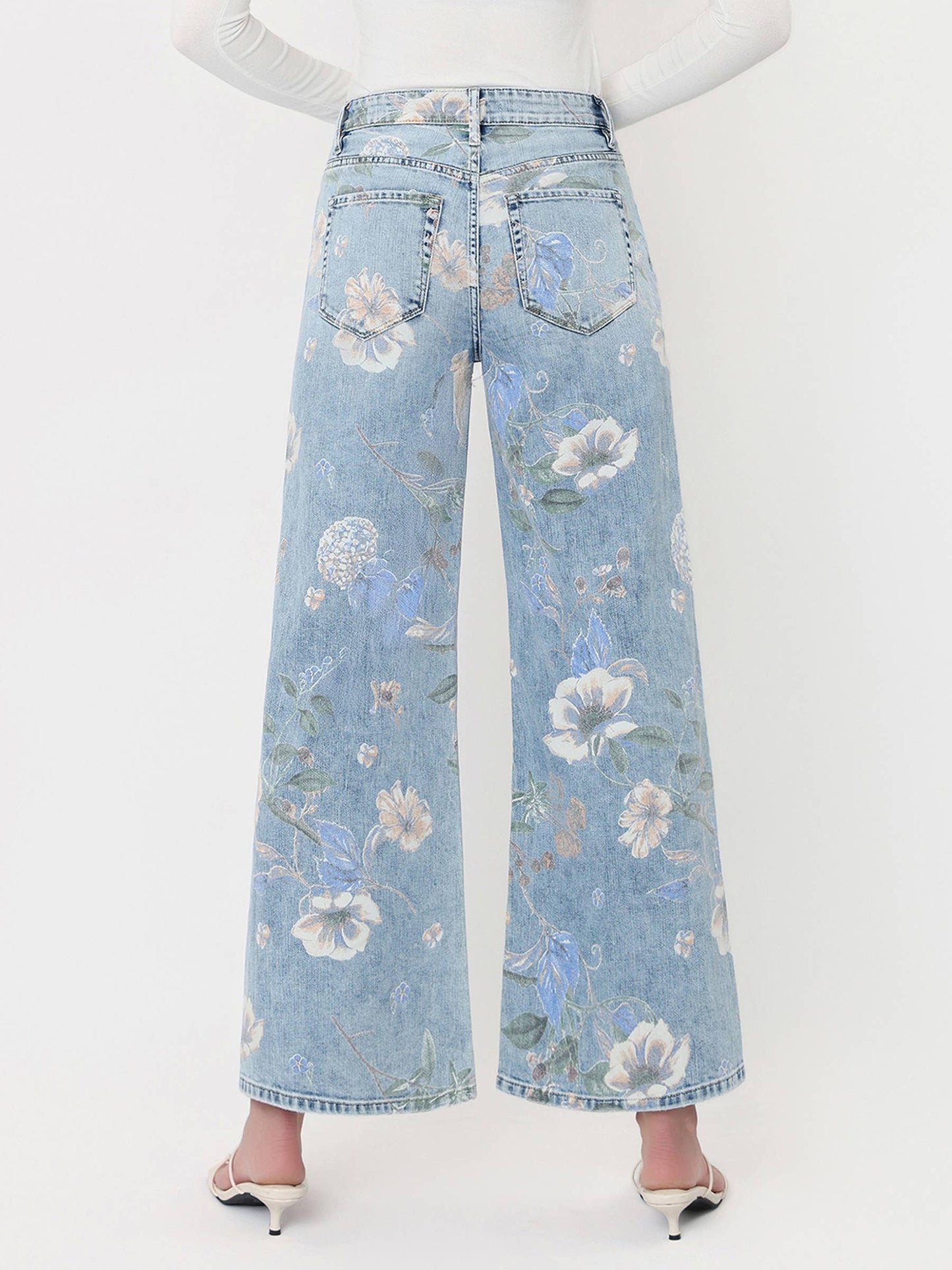 Vintage Floral Jeans