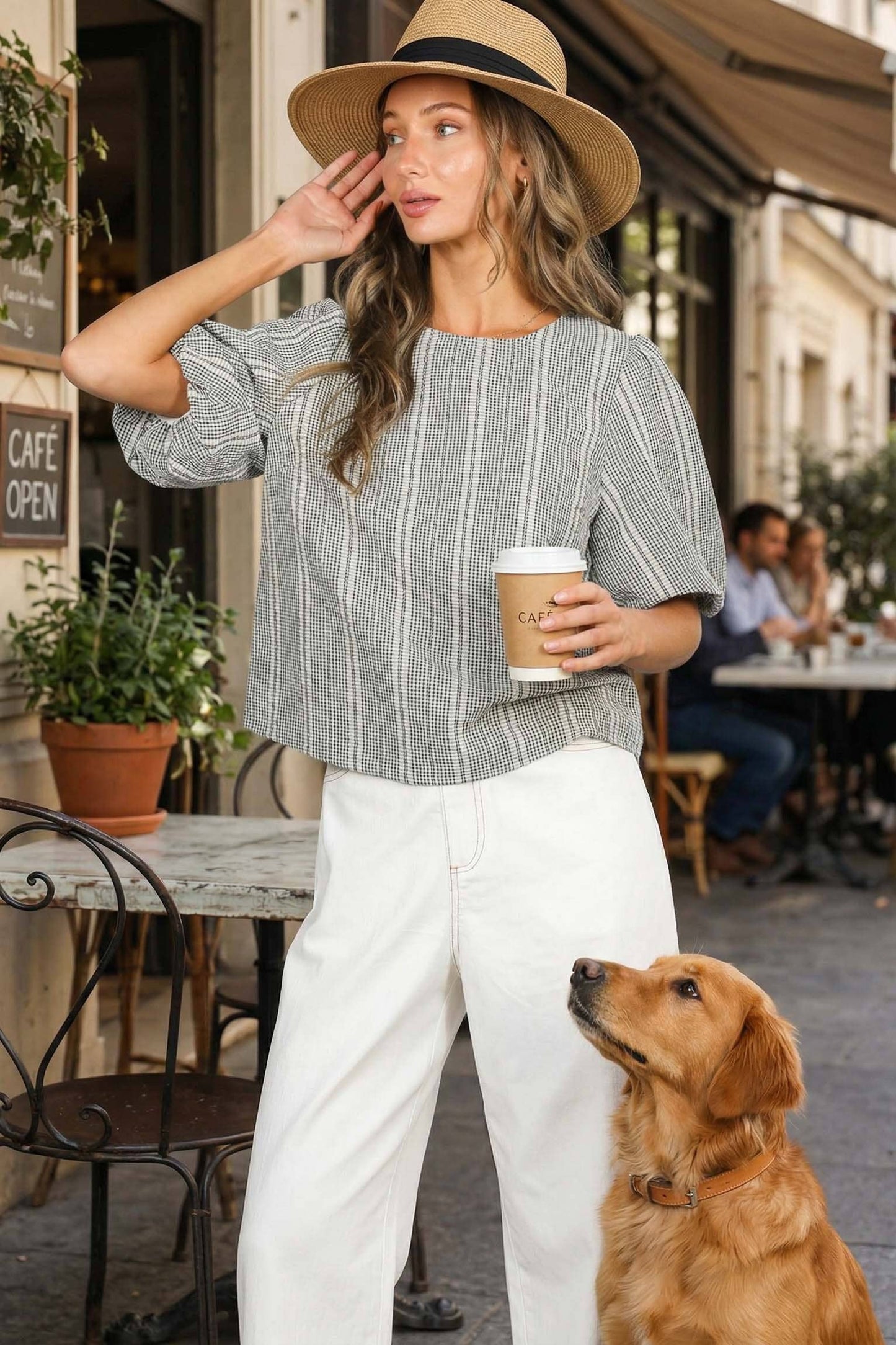 Bow Back Top