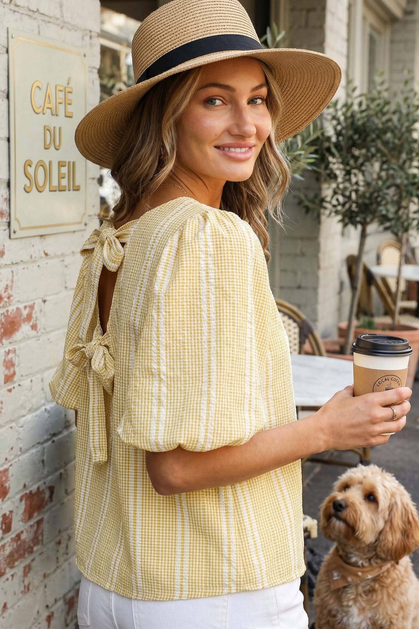 Bow Back Top