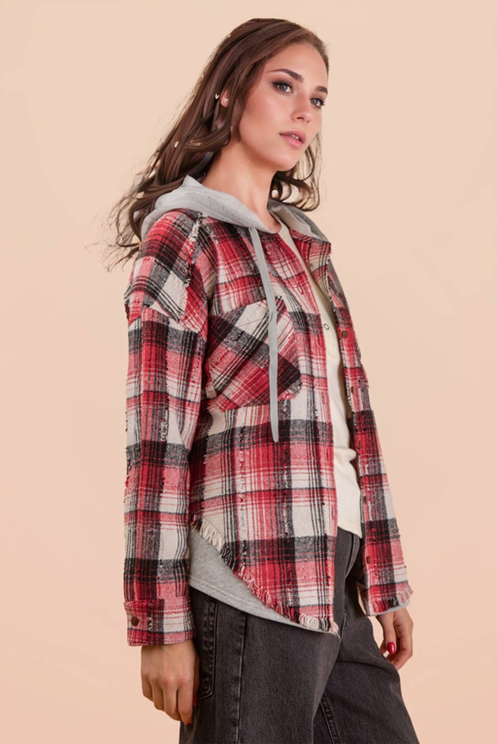 Flannel Hoodie