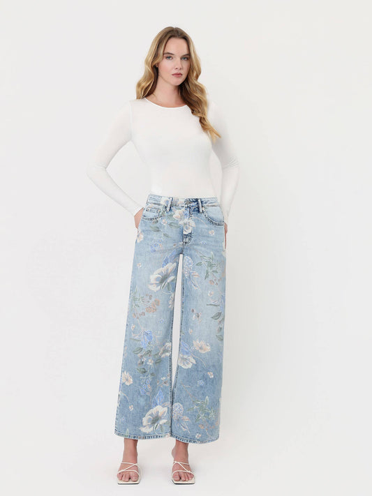 Vintage Floral Jeans