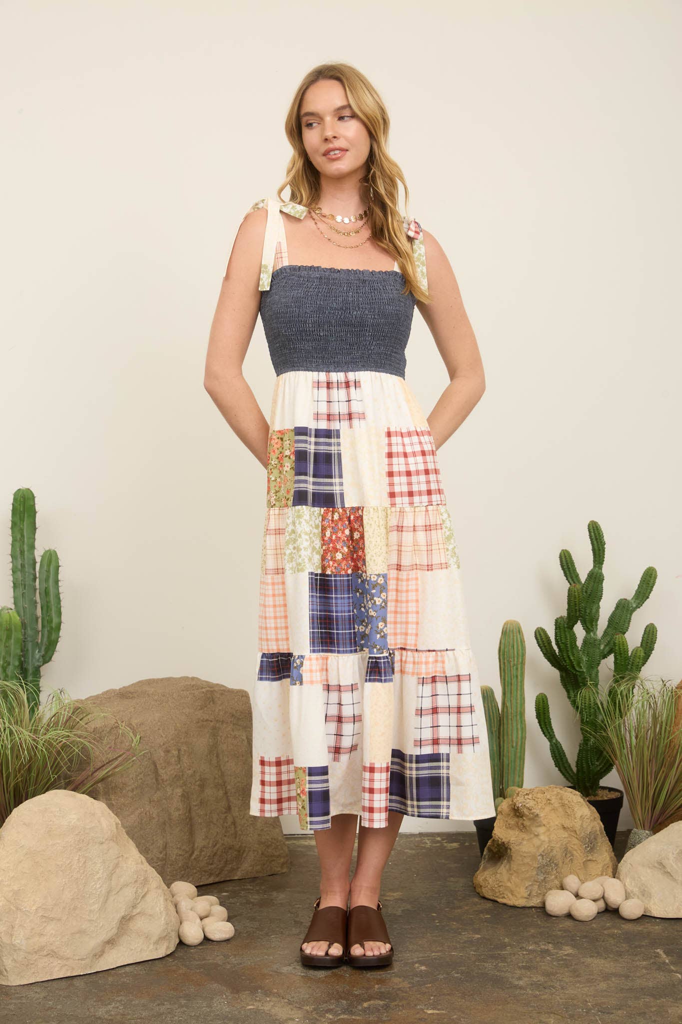 PATCHWORK  DRESS