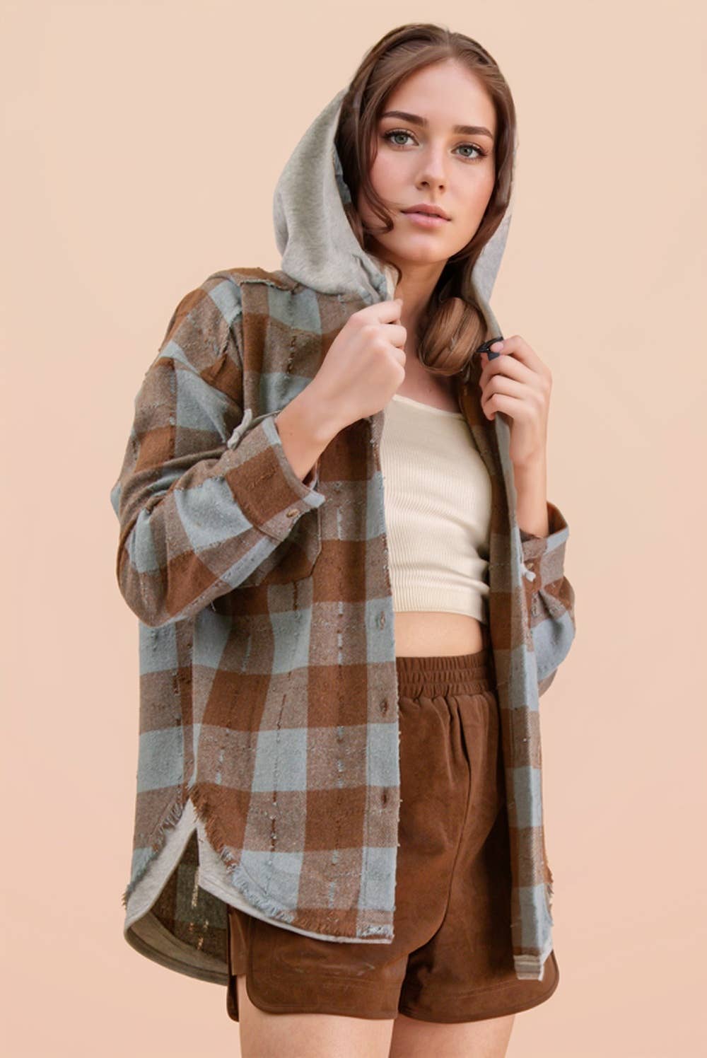 Flannel Hoodie