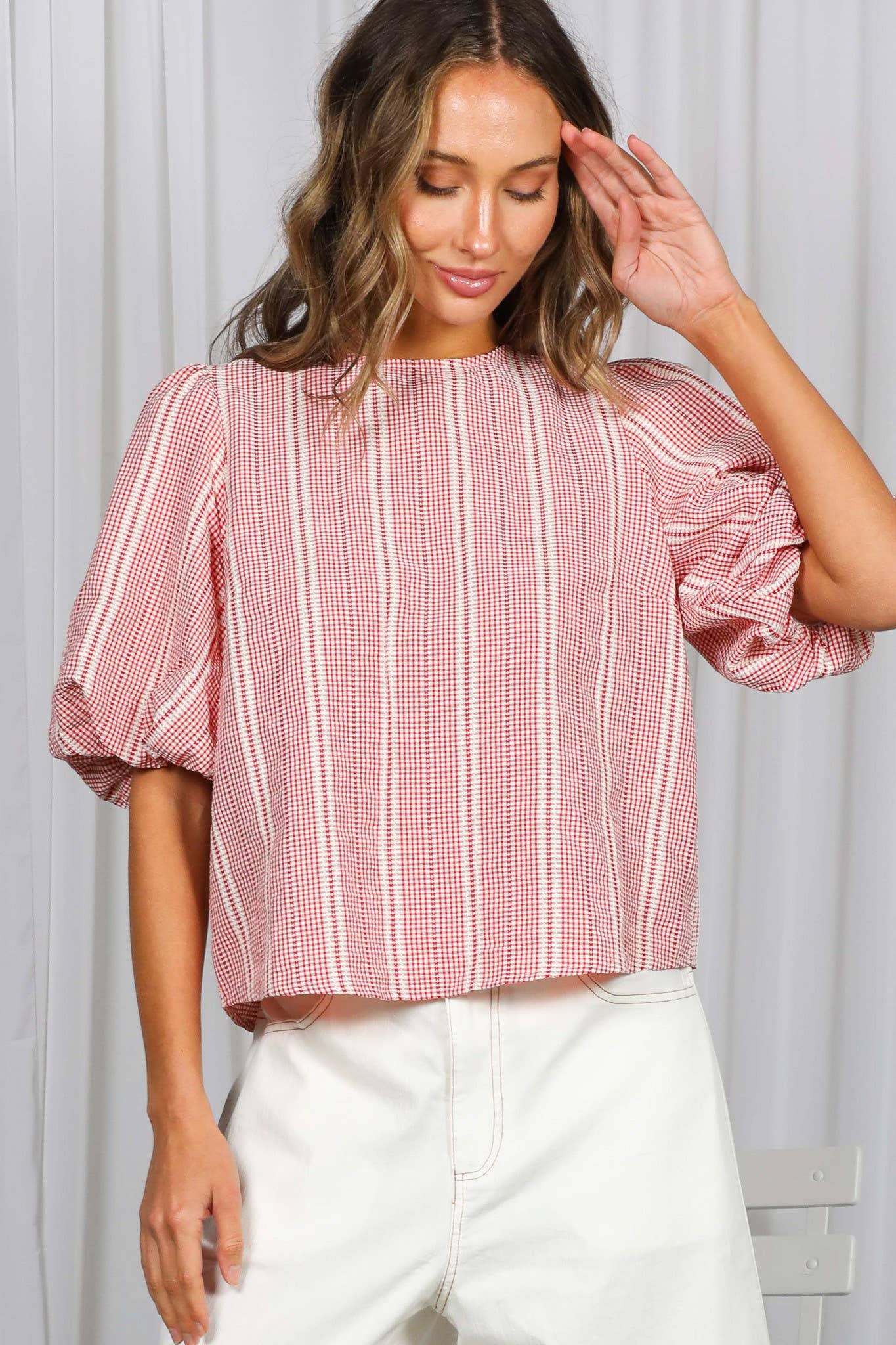 Bow Back Top