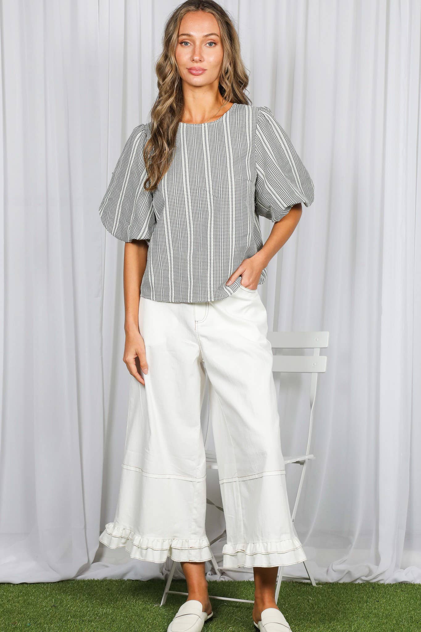 Bow Back Top